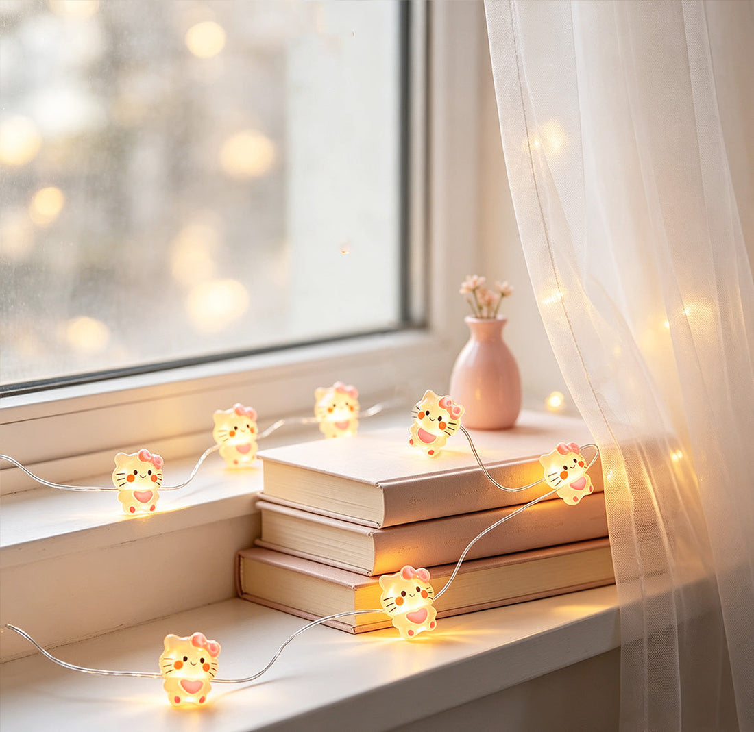 Transform Your Bedroom into a Cozy Haven with Sleepy Kitten Fairy Lights