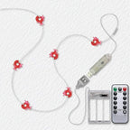 Red Fish Fairy Lights - Battery Powered - Jcfyoo Lights