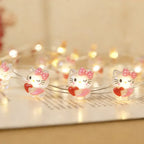 Heart Bow Tie Cat Fairy Lights - Jcfyoo Lights