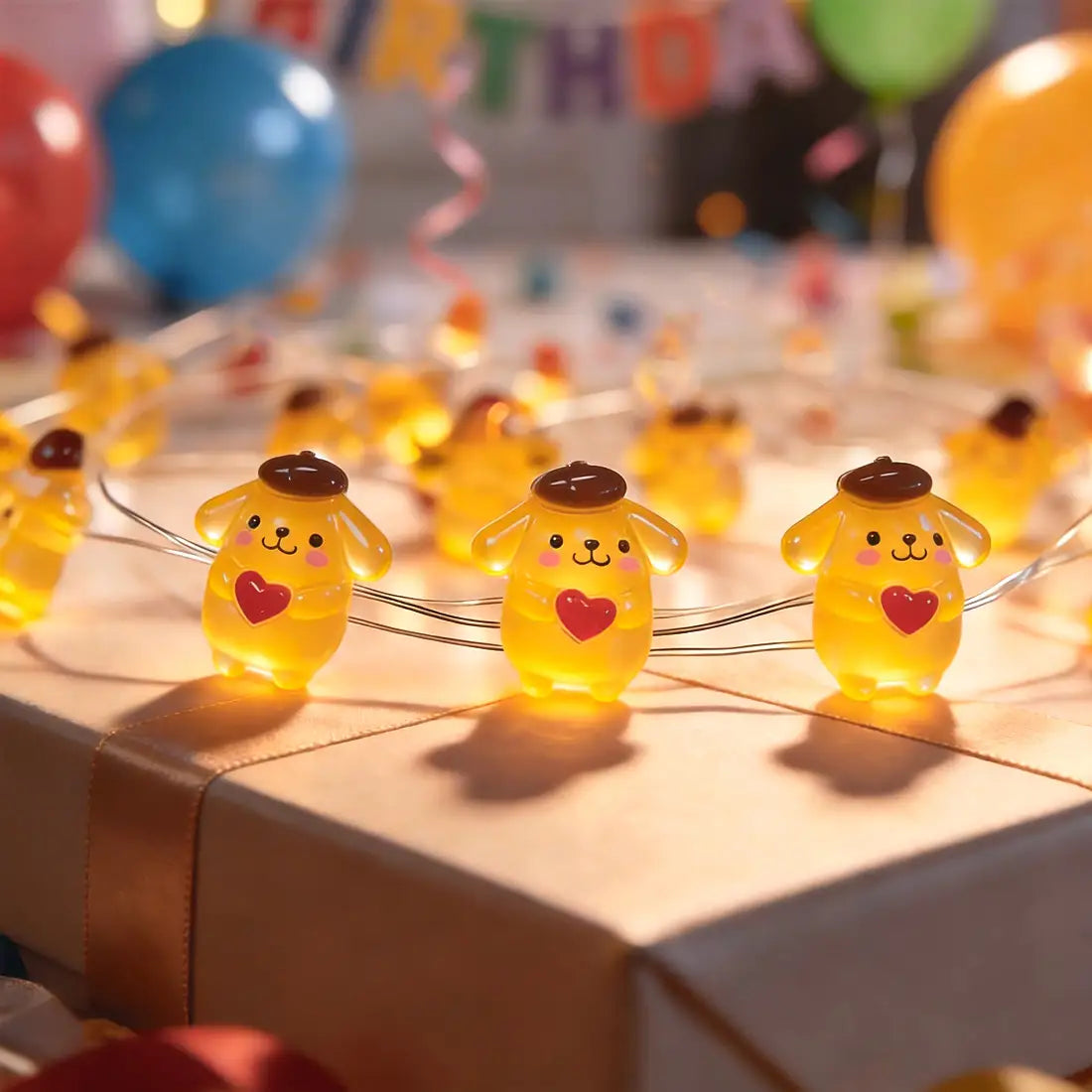 Cute ornament fairy lights look adorable even when lights are off