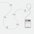 Snowman Fairy Lights - Jcfyoo Lights