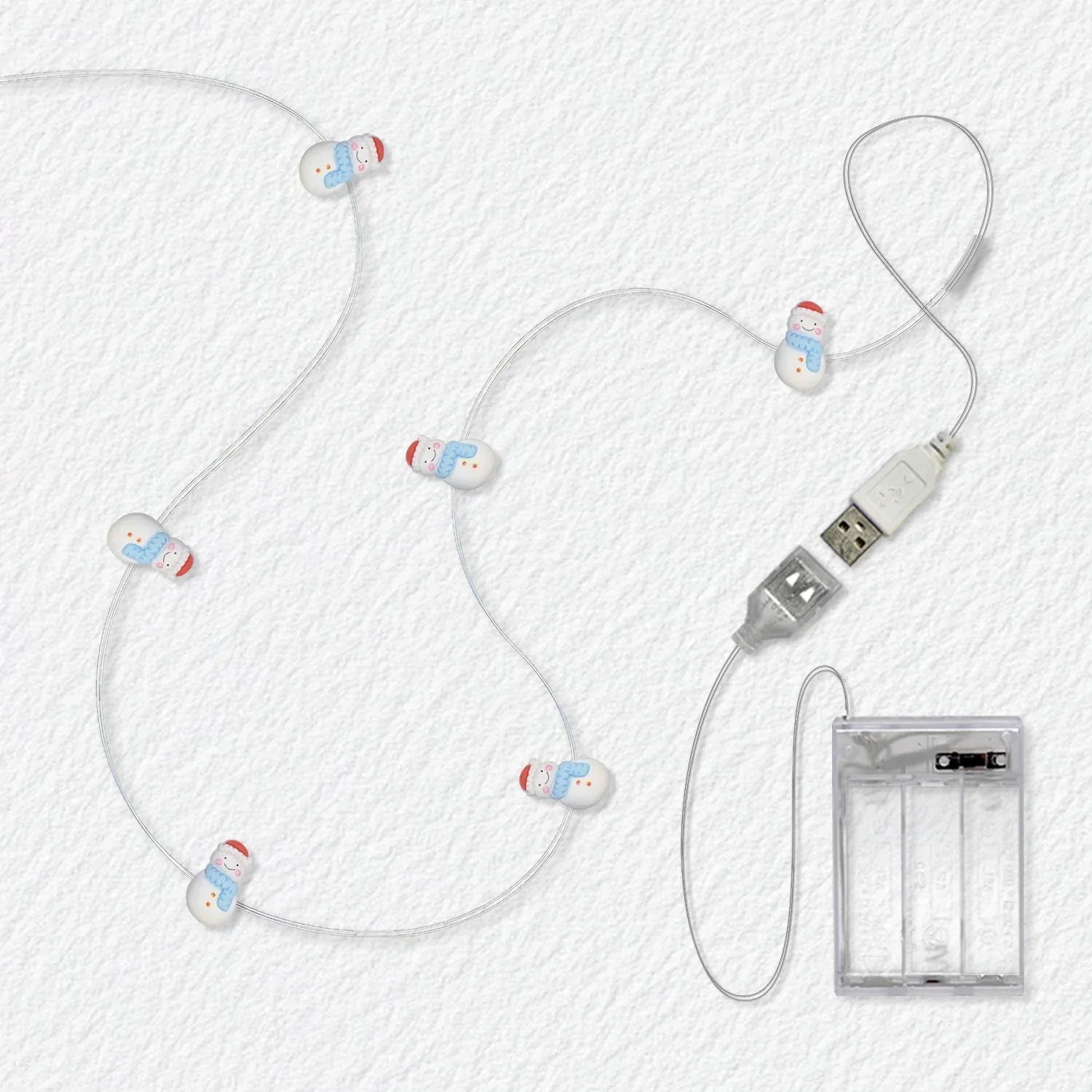 Snowman Fairy Lights - Jcfyoo Lights