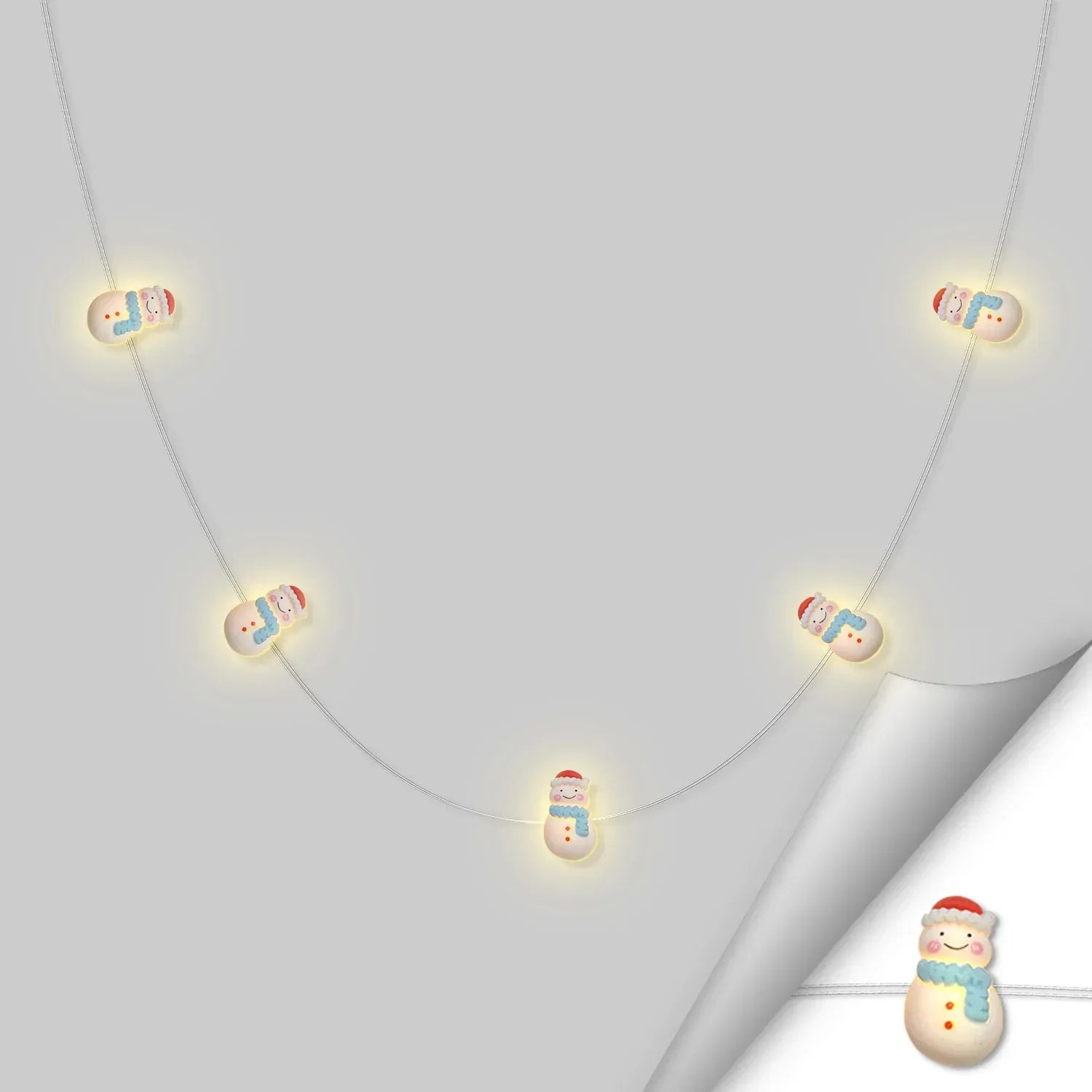 Snowman Fairy Lights - Jcfyoo Lights