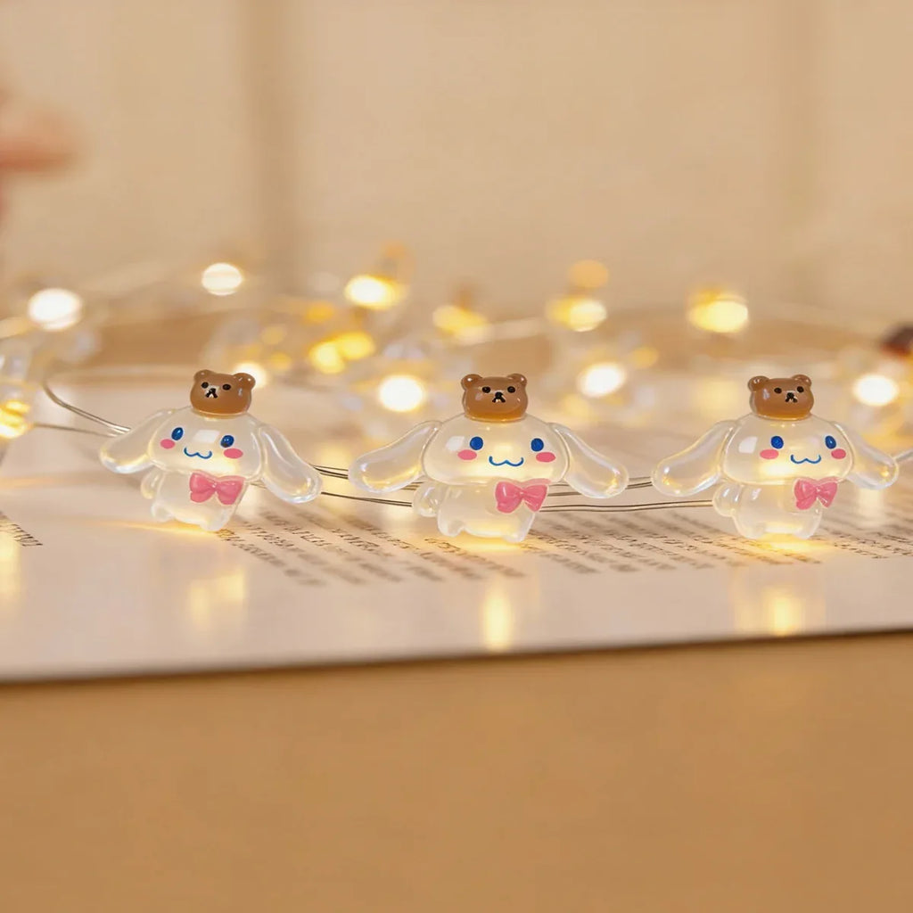 Bow Tie Dog Fairy Lights - Jcfyoo Lights