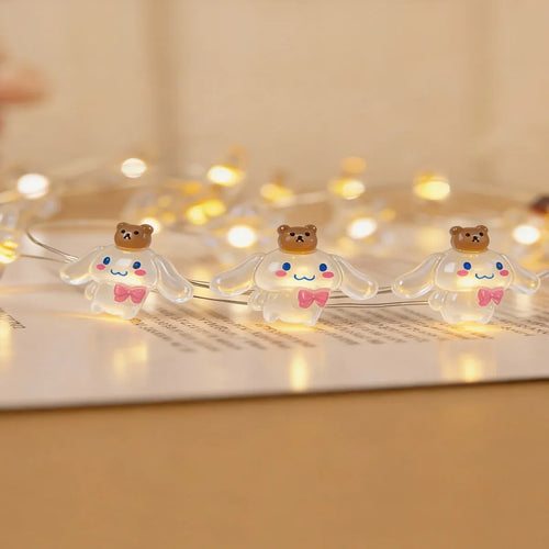 Bow Tie Dog Fairy Lights - Jcfyoo Lights