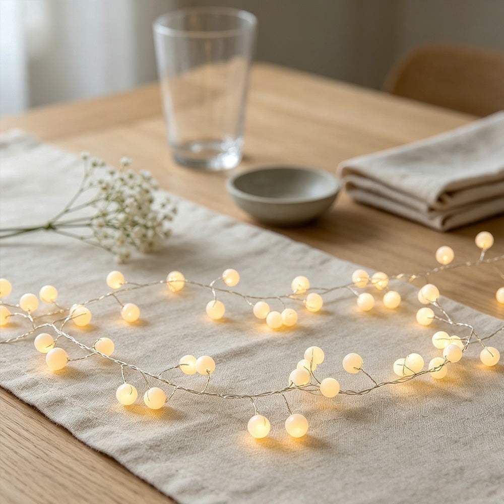 White Ball Fairy Lights