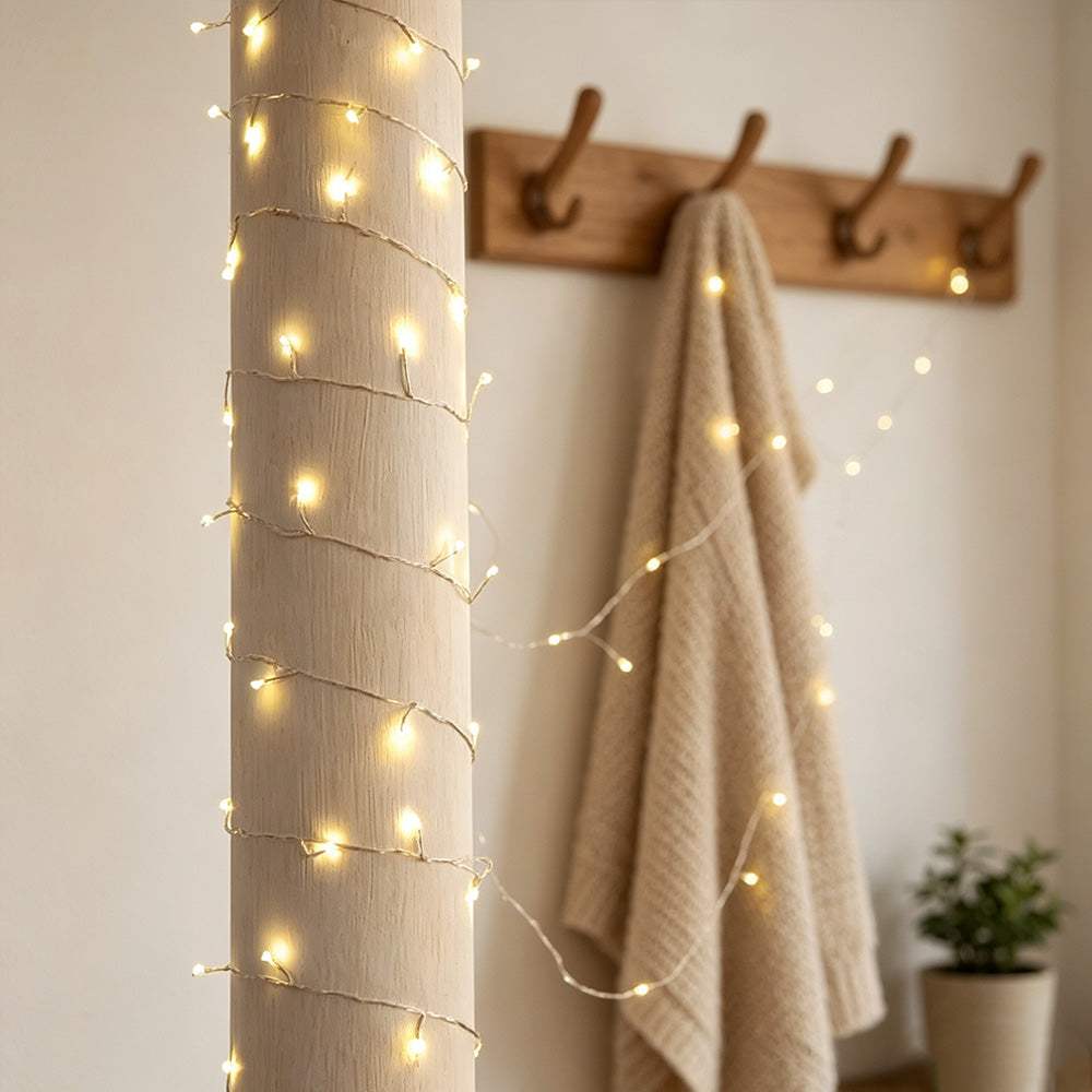 Silver Wire Firecracker Fairy Lights