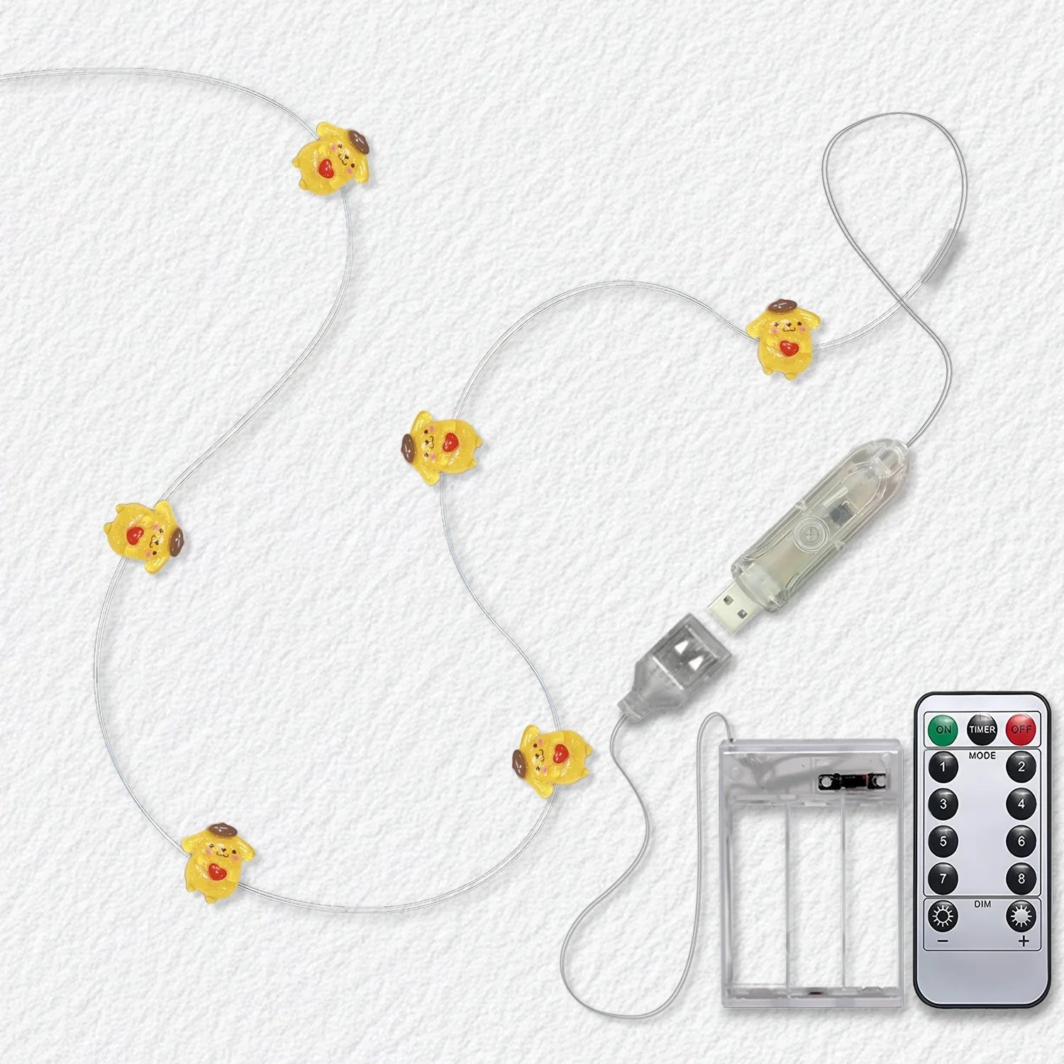 Heart Dog Fairy Lights - Jcfyoo Lights