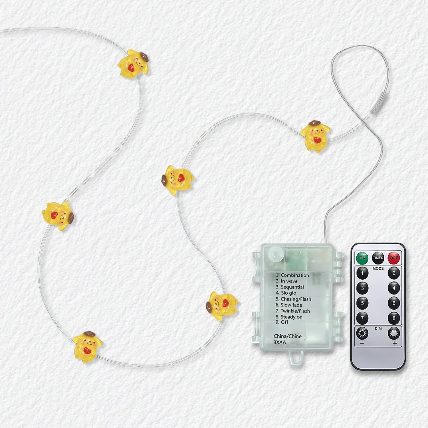 Heart Dog Fairy Lights - Jcfyoo Lights