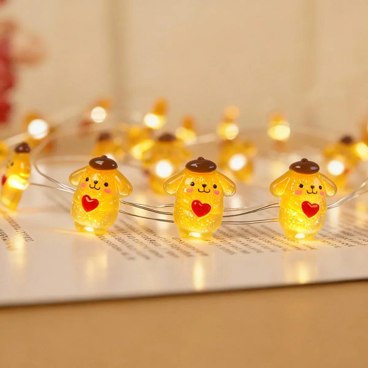 Heart Dog Fairy Lights - Jcfyoo Lights