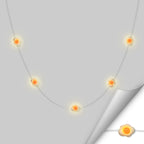 Fried Egg fairy lights 10FT 30LED battery operated fairy lights