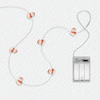 Red Scarf Snowman Fairy Lights - Jcfyoo Lights