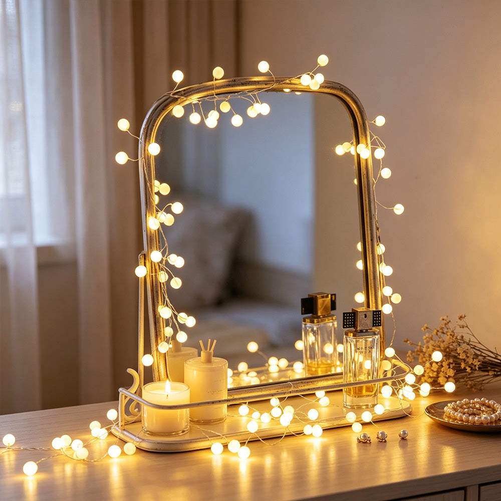 White Ball Fairy Lights