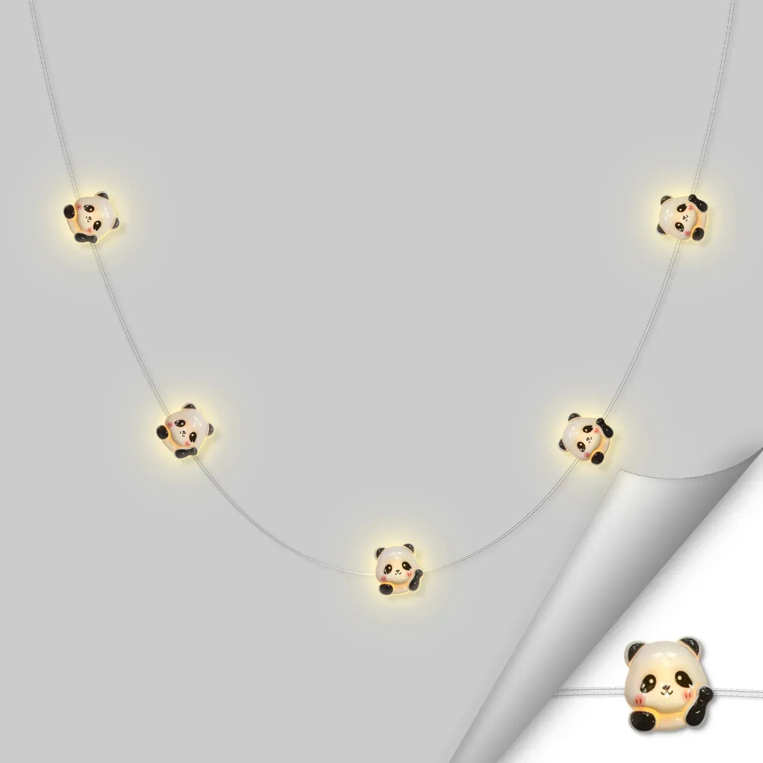 Waving Panda Fairy Lights - Jcfyoo Lights