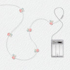 Pink Dress Bear Fairy Lights - Jcfyoo Lights