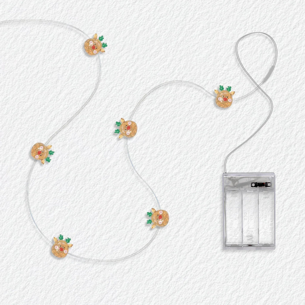 Cute Reindeer Fairy Lights - Jcfyoo Lights