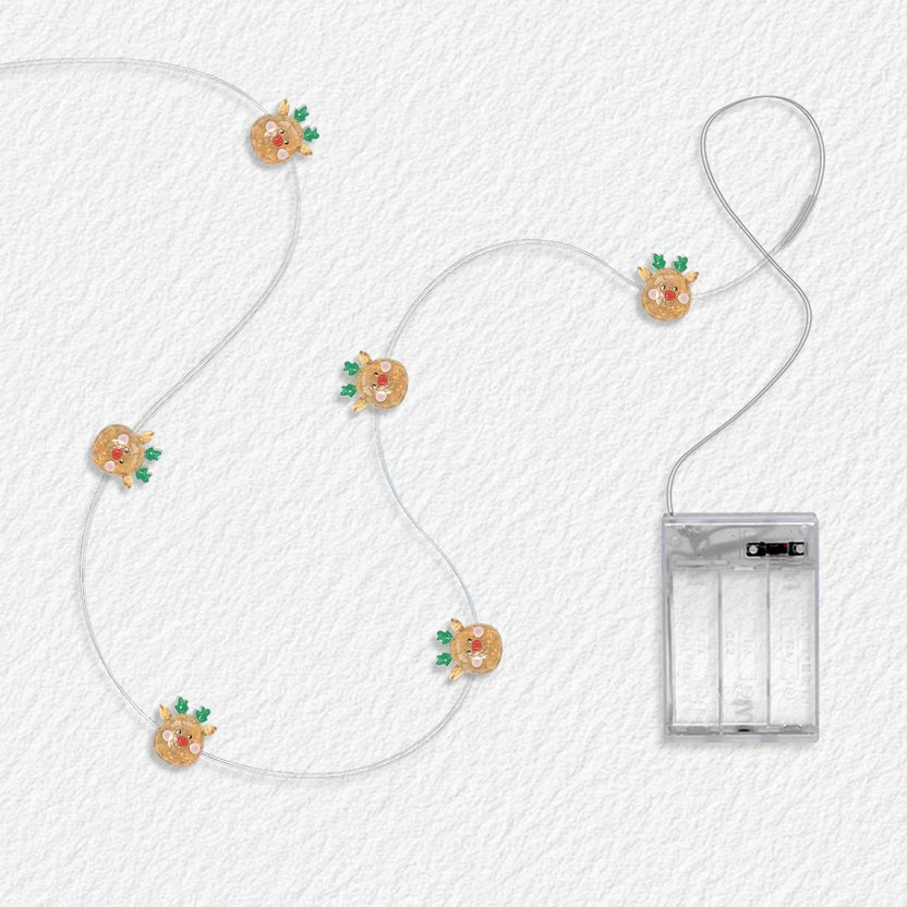 Cute Reindeer Fairy Lights - Jcfyoo Lights