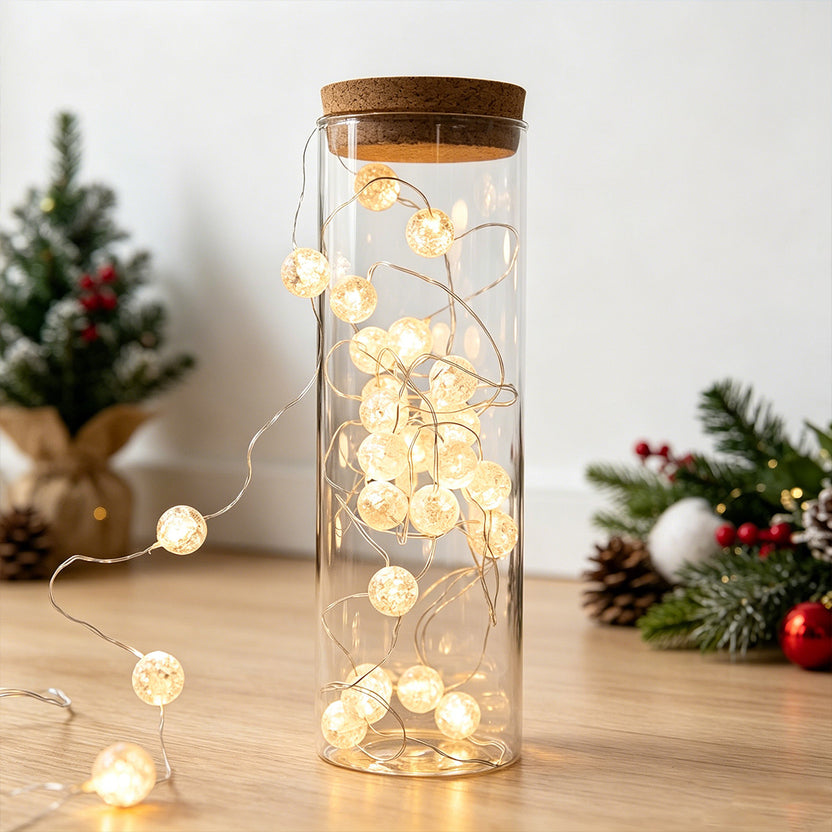 Crackle Ball String Lights