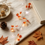 Maple Leaf Firecracker String Lights