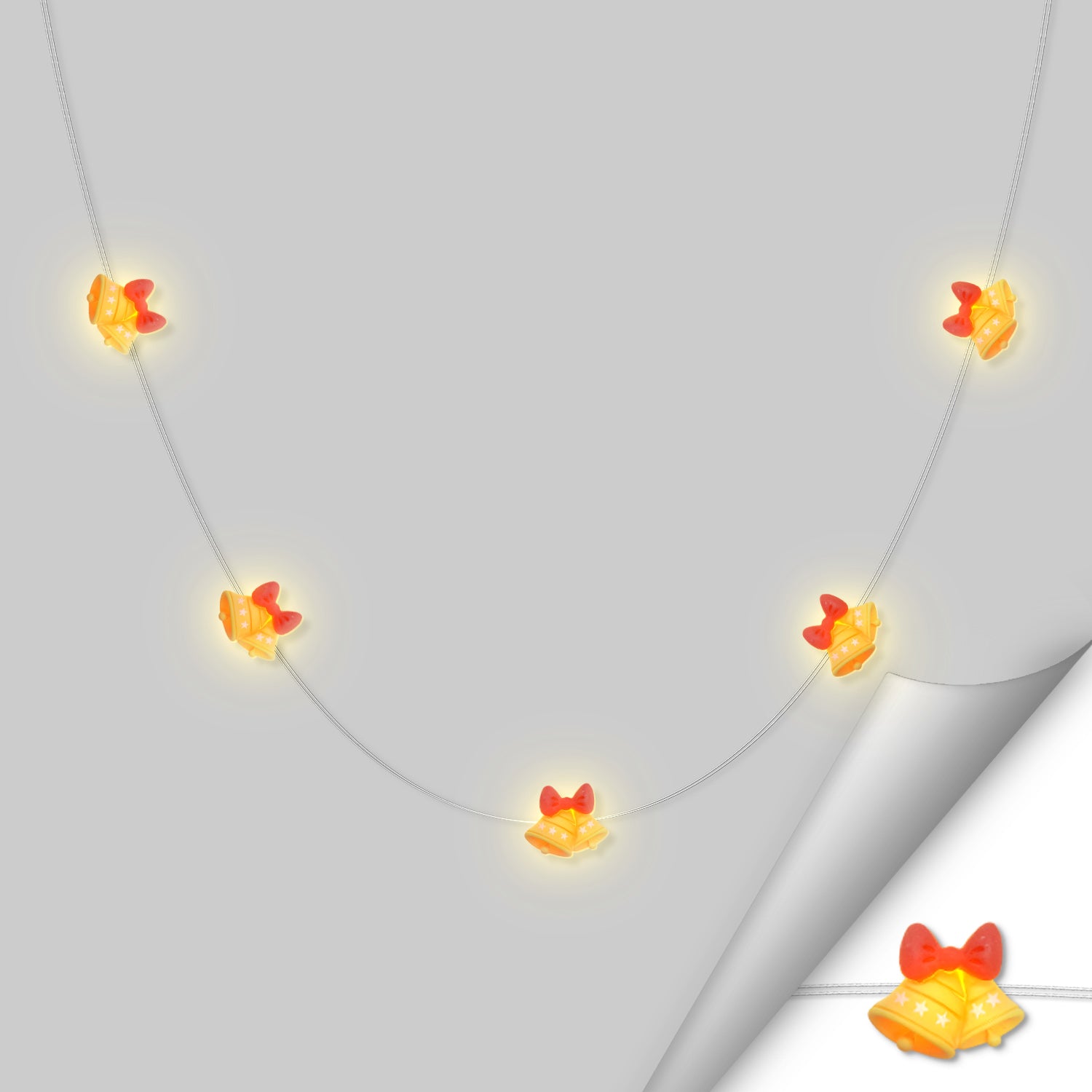 Christmas Bell fairy lights 10FT 30LED battery operated fairy lights