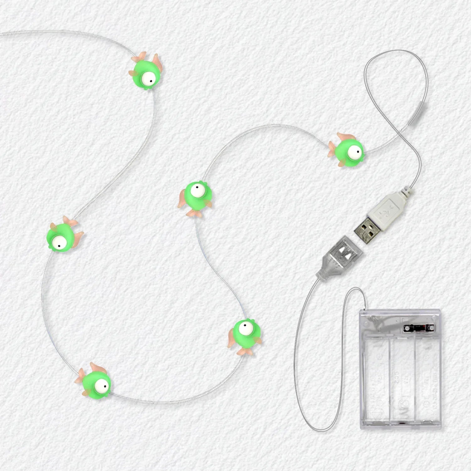 Green Fish Fairy Lights - Jcfyoo Lights