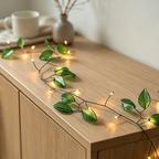 Green Leaf Firecracker String Lights