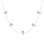 Close-up of Bicycle Riding Dog LED decorations on flexible copper wire