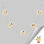 Bicycle Riding Dog fairy lights 10FT 30LED battery operated fairy lights