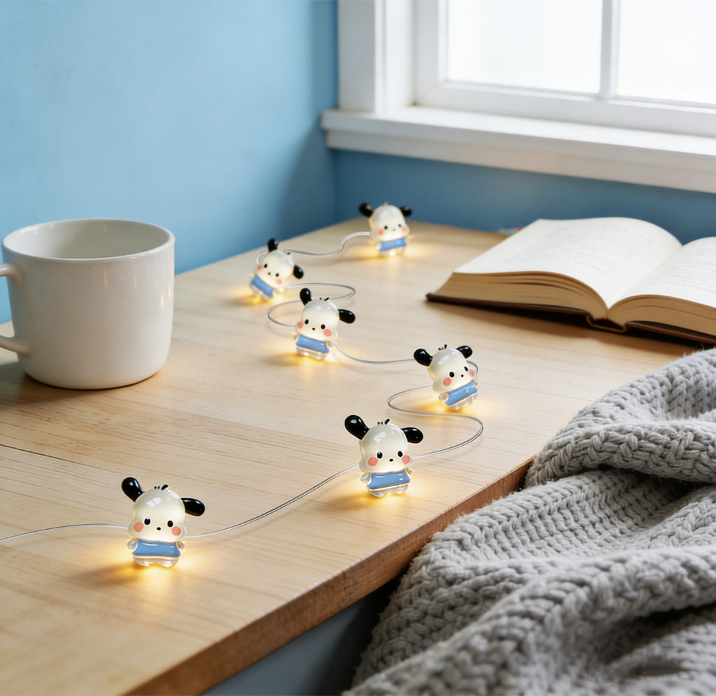 Blue Puppy Fairy Lights