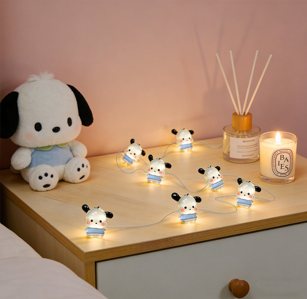 Blue Puppy Fairy Lights