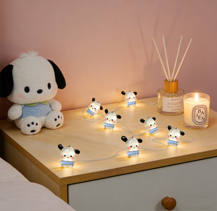 Blue Puppy Fairy Lights