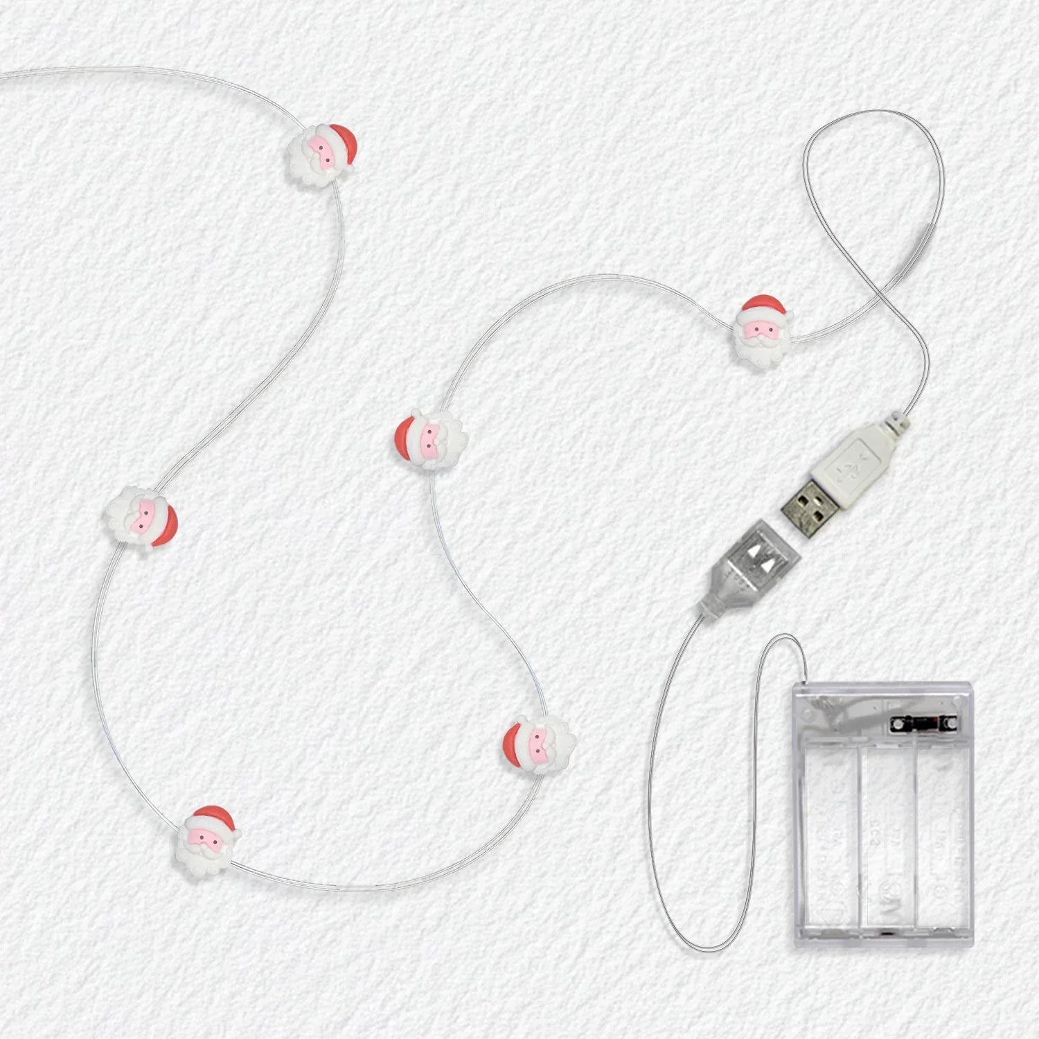 Santa Claus Fairy Lights - Battery Powered - Jcfyoo Lights
