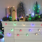 33ft Bulb String Lights, 66 Warm White LEDs