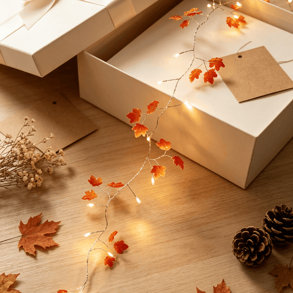 Maple Leaf Firecracker Fairy Lights