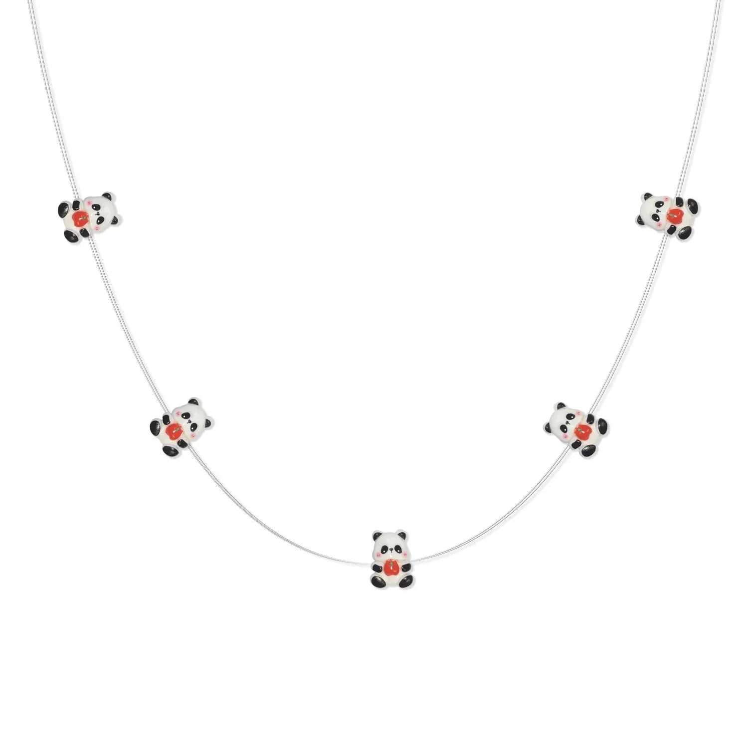 Panda Holding Apple Fairy Lights - Jcfyoo Lights