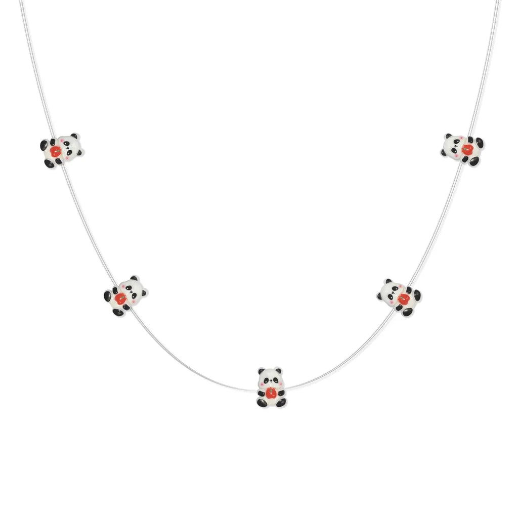 Panda Holding Apple Fairy Lights - Jcfyoo Lights