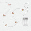Reindeer Fairy Lights - Jcfyoo Lights