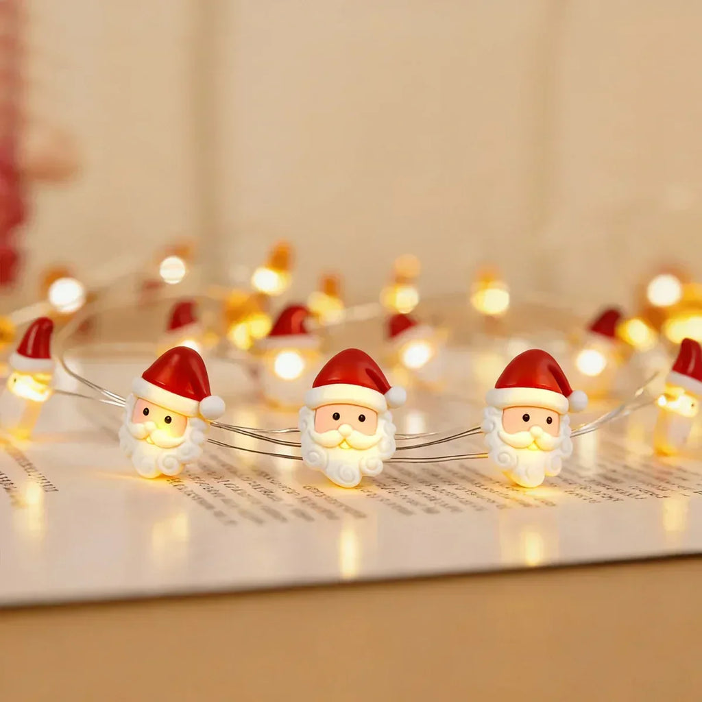 Santa Claus Fairy Lights - Battery Powered - Jcfyoo Lights