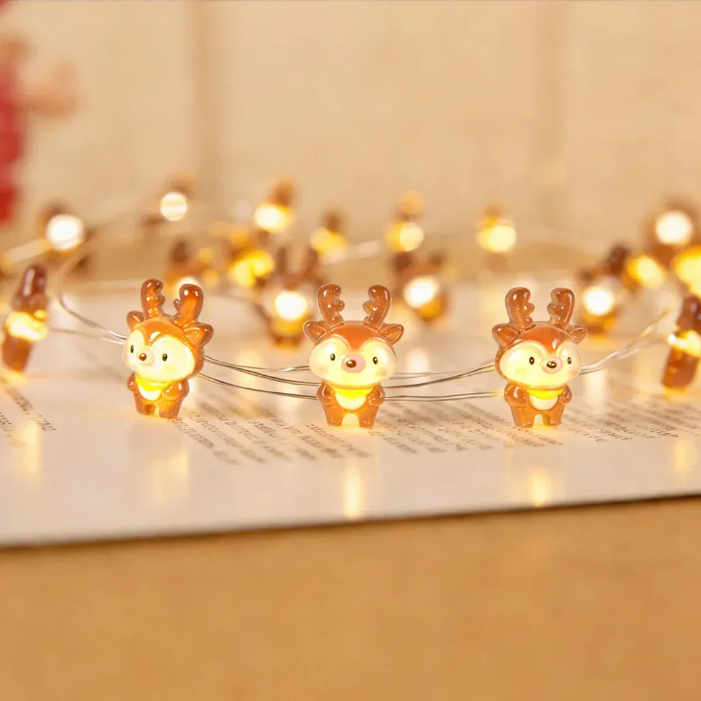 Reindeer Fairy Lights - Jcfyoo Lights