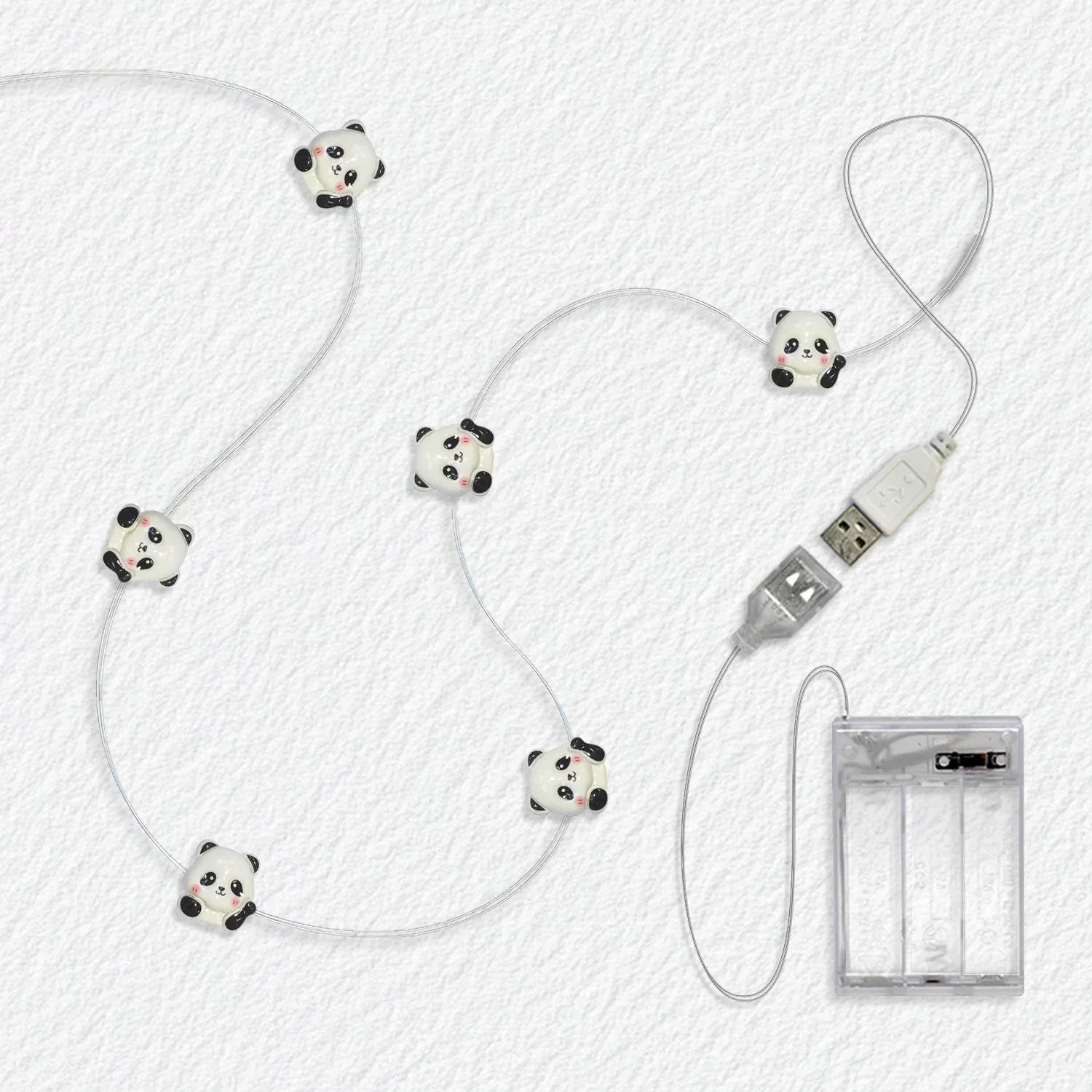 Waving Panda Fairy Lights - Jcfyoo Lights