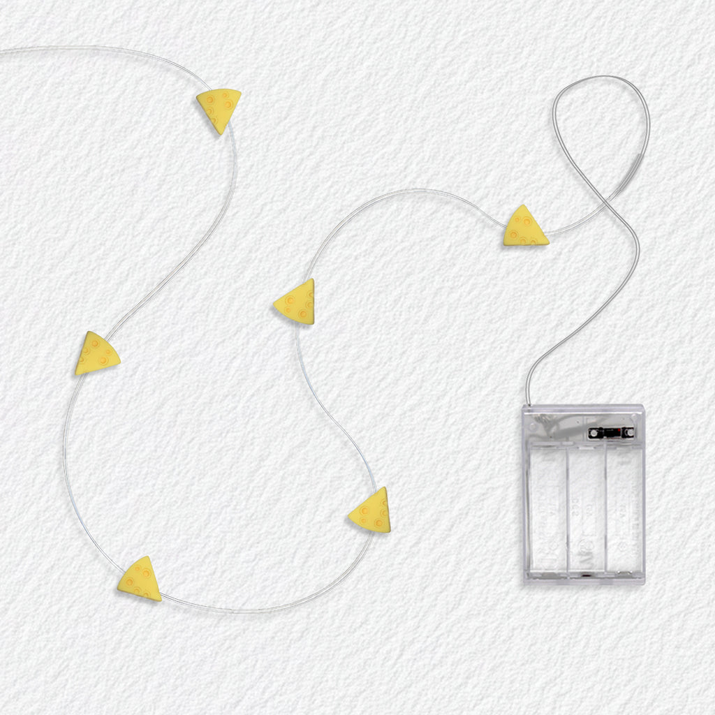 Cheese fairy lights with 3AA battery pack option