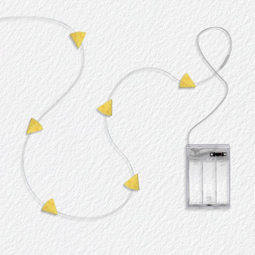 Cheese fairy lights with 3AA battery pack option