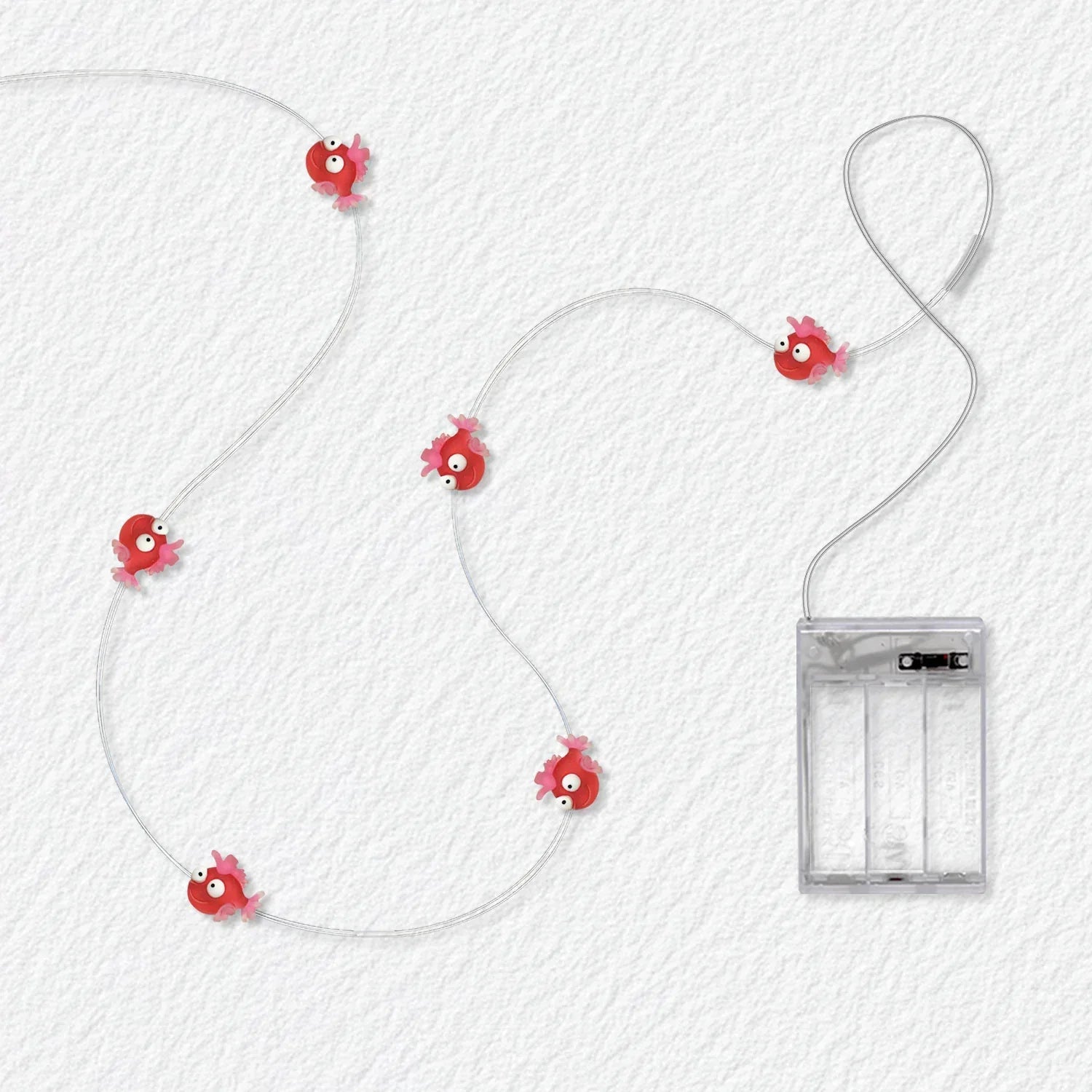 Red Fish Fairy Lights - Battery Powered - Jcfyoo Lights