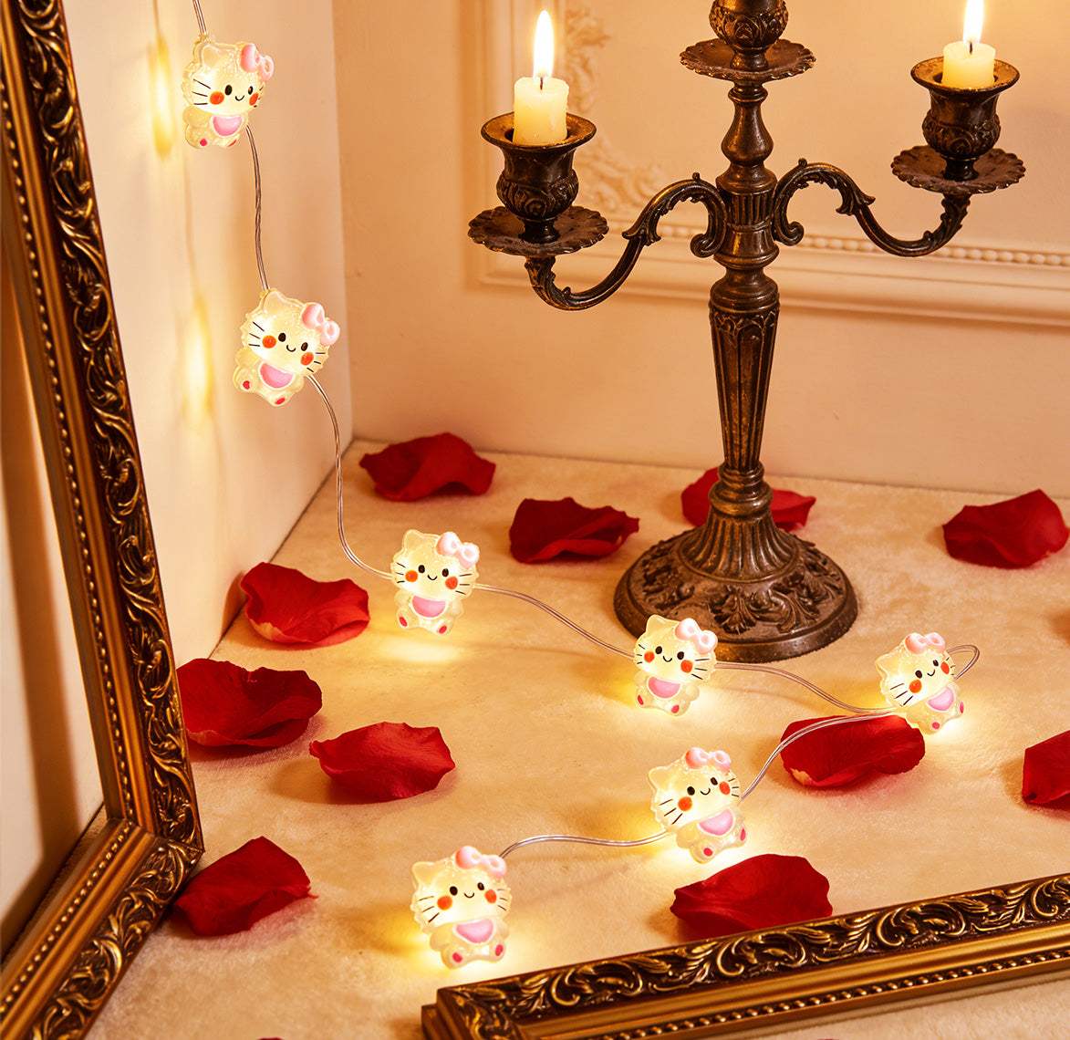 Sleepy Kitten Fairy Lights 10ft 30 LED
