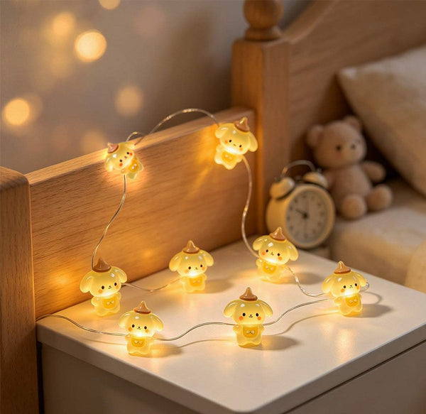 Pompom Pudding Dog Fairy Lights