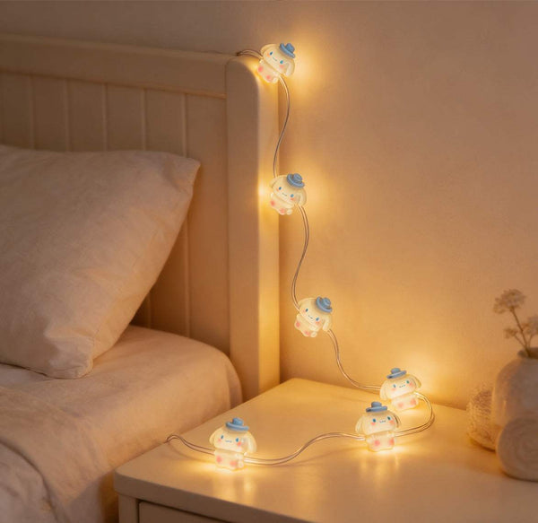 Blue Hat Puppy Fairy Lights 10ft 30 LED