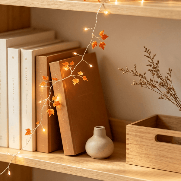 Maple Leaf Firecracker Fairy Lights
