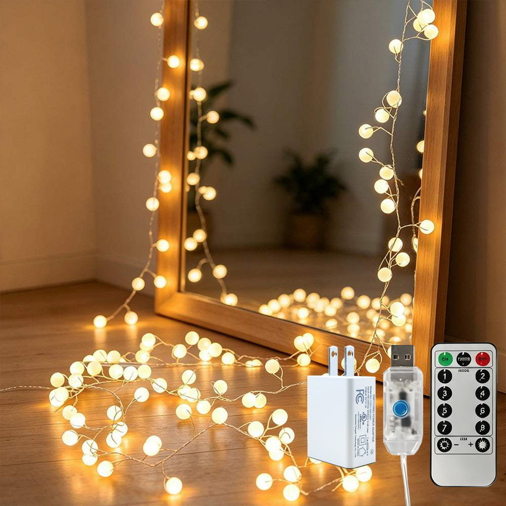 White Ball Fairy Lights