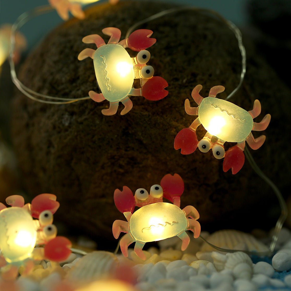 Crab Fairy Lights 10ft 30 LED