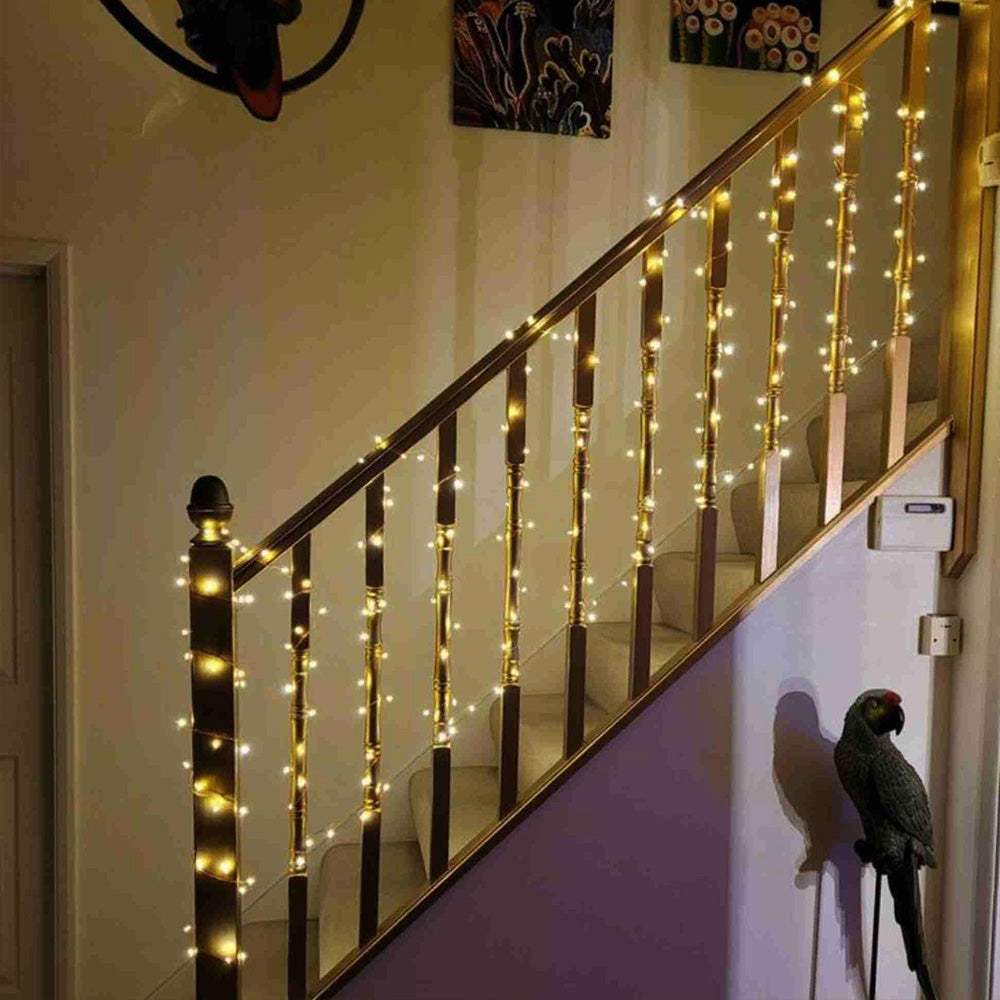 Silver Wire Firecracker Fairy Lights
